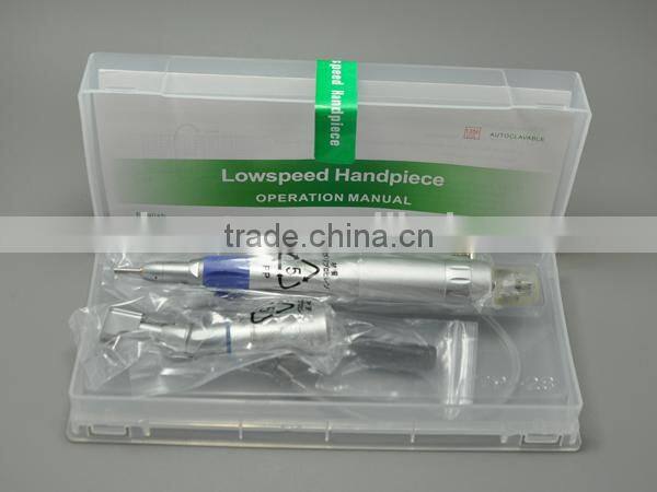 Dental supply low speed handpiece kit/dental handpiece set