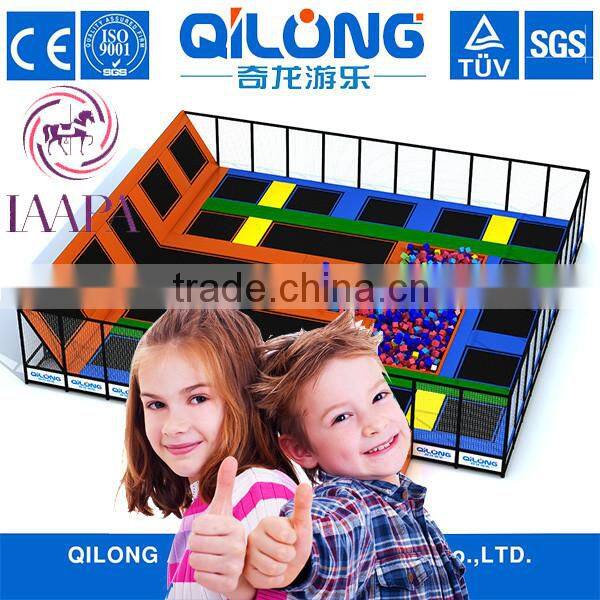 2016 hot selling Large Size Indoor Bungee Trampoline
