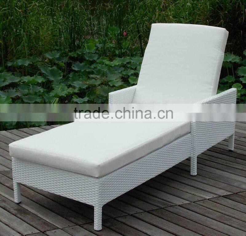 european style rattan leisure pool lounger