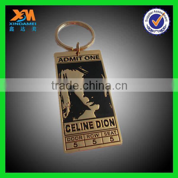 Good quality hot selling pu keychain for car