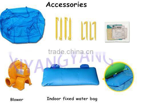 New design inflatable moonwalks with slide combo for kids