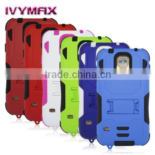 Hybrid back cover for samsung galaxy s5 cell phone