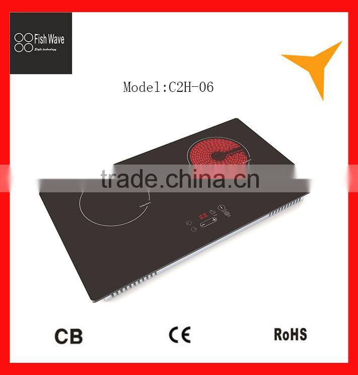 touch sensor ceramic and induction hob home appliances