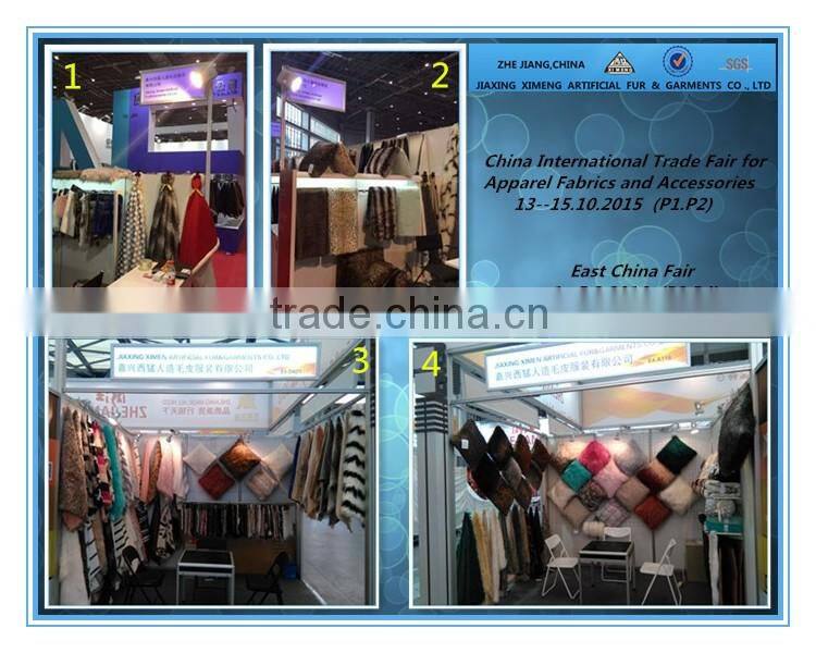 2016 new style soft warm chinchilla fur blanket for sofa