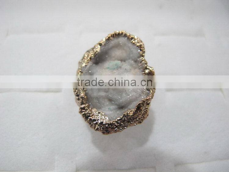 Contemporary 925 silver fashion ring with cz stone