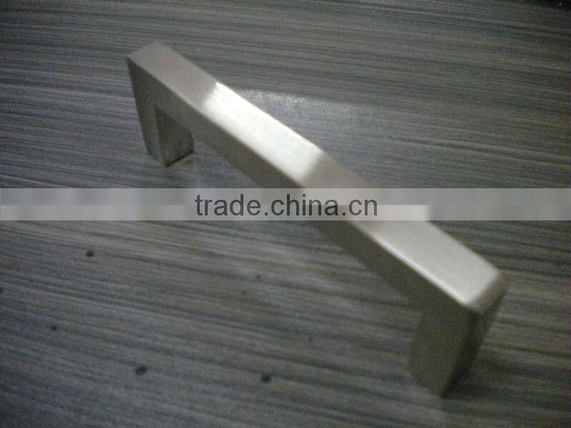Brushed hollow triangle SS tube handle
