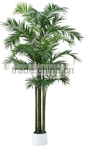 Artificial areca palm tree in group for room