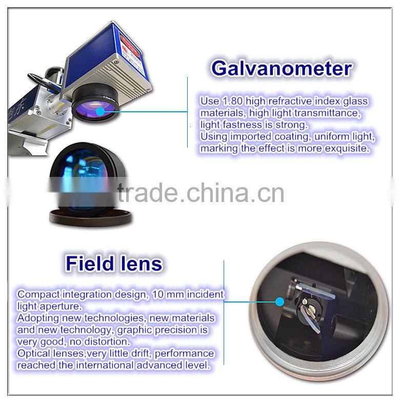 Integrated type 20W air cooling fiber laser marking machine for sale