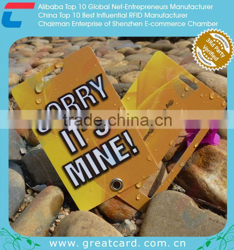 Plastic VIP Luggage Tag