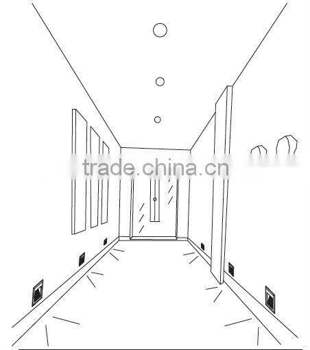 Lobby Recessed wall Light Led
