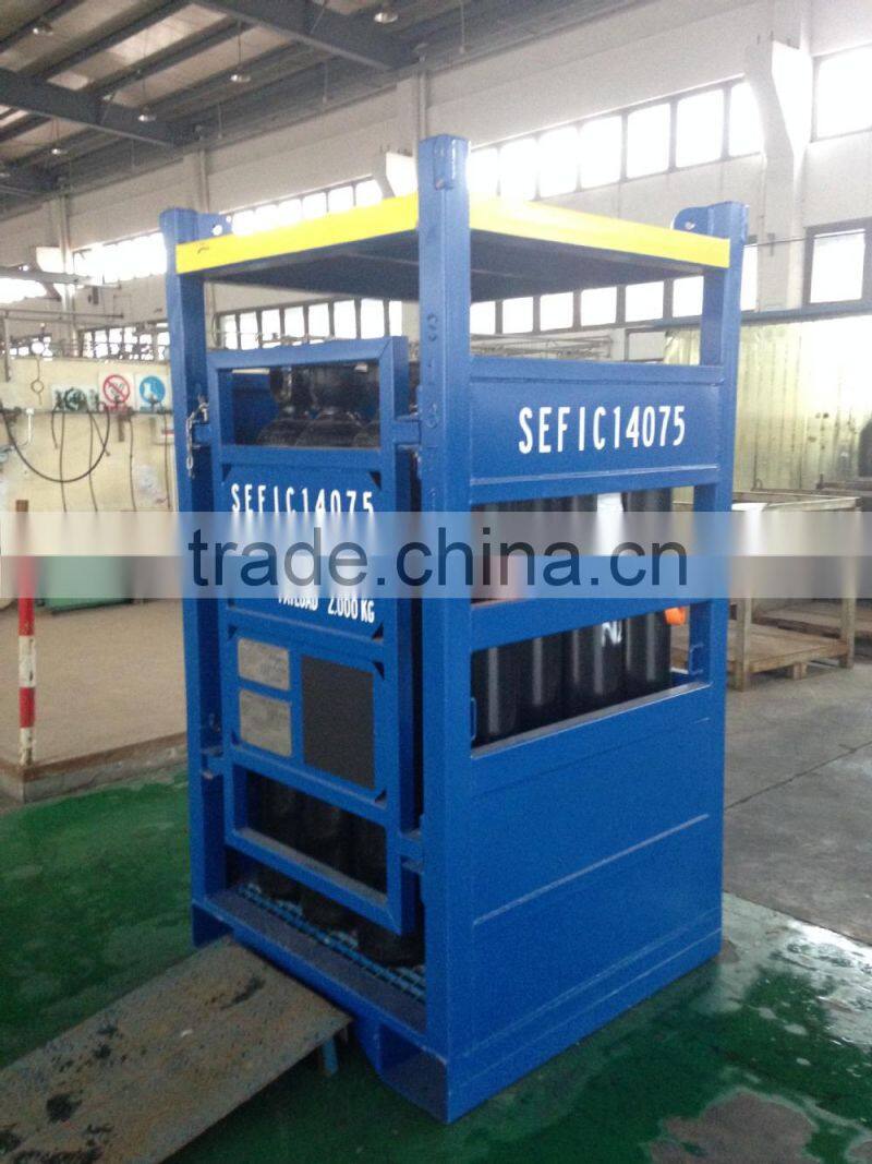 Newly TPED Gas plant used transportation Rack frame