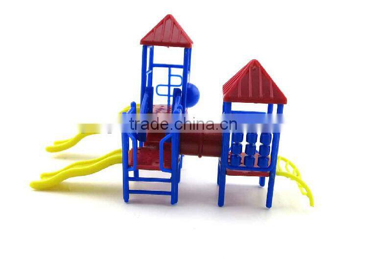 scale resin miniature model game slide equipment for kid toy