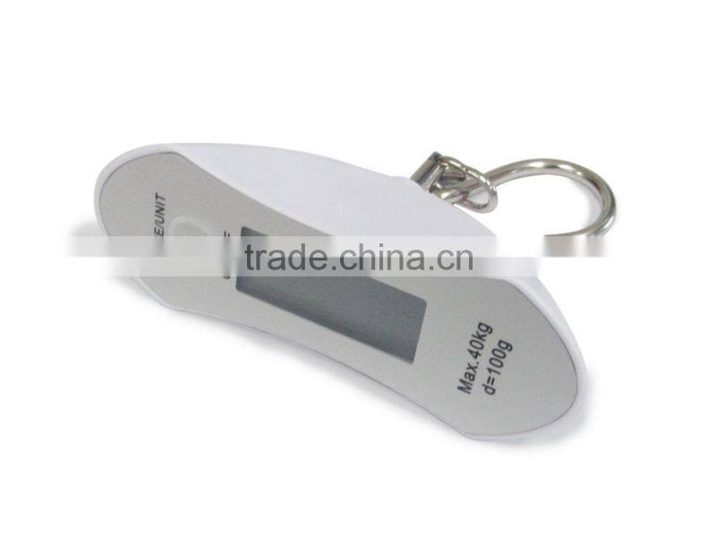 40kg portable digital electronic luggage with belt scale for travel made from ABS plastic and stainless