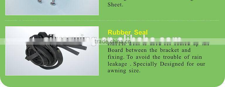 Polycarbonate Door Canopy clear Shelter Outdoor rain protection for windows