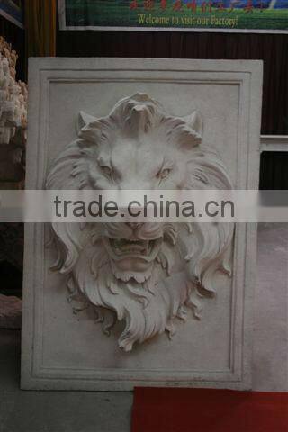 Natural stone roman head sculpture, horse, lion head sculpture(customized accept)
