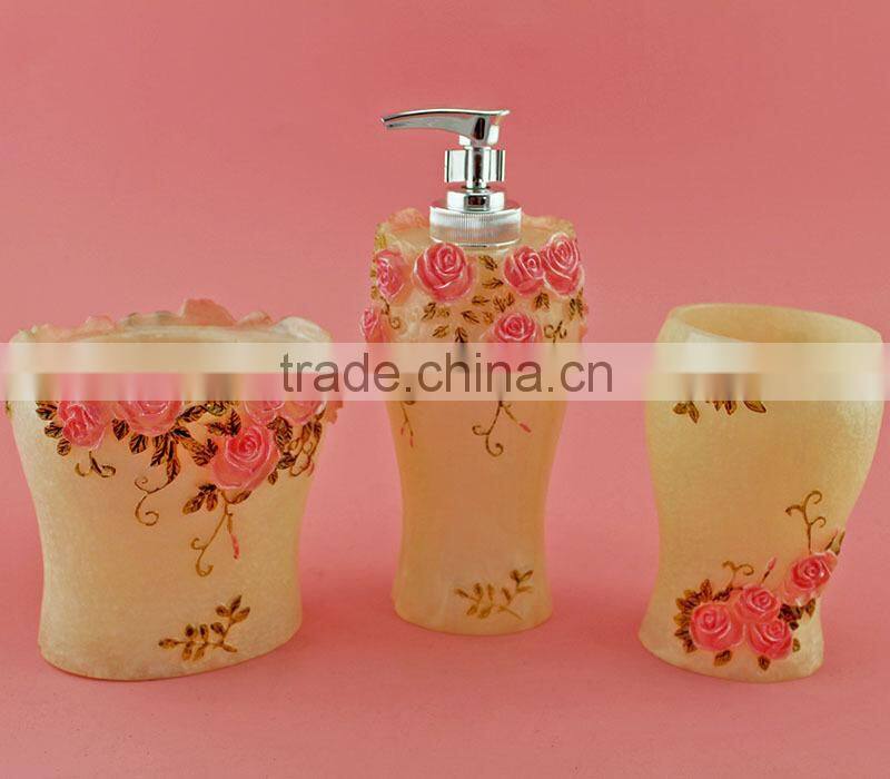 New design Bathroom furniture polyresin bathroom product bathroom accessories