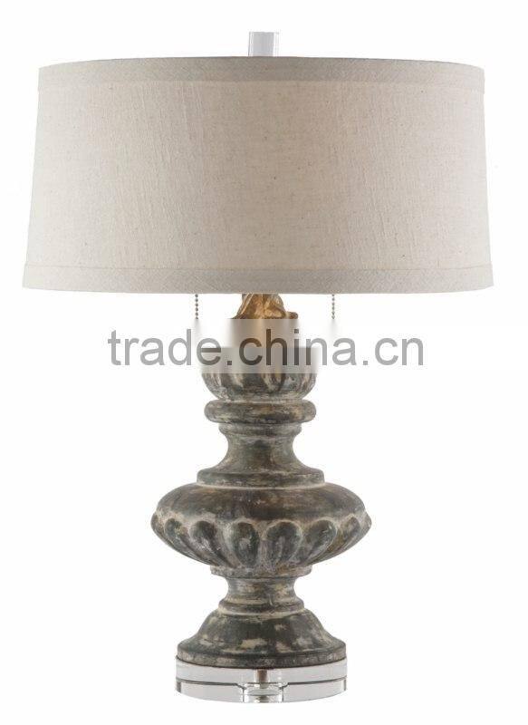 Home table lamp hotel wood desk lighting