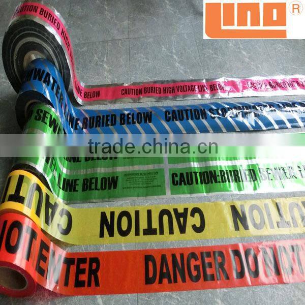 Aluminum Foil Underground Detectable Warning Tape in Various Color