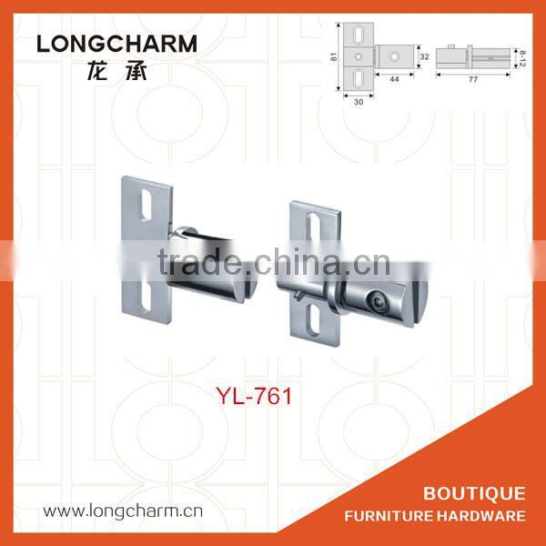 77mm glass holding clips commercial shelving brackets glass clamp