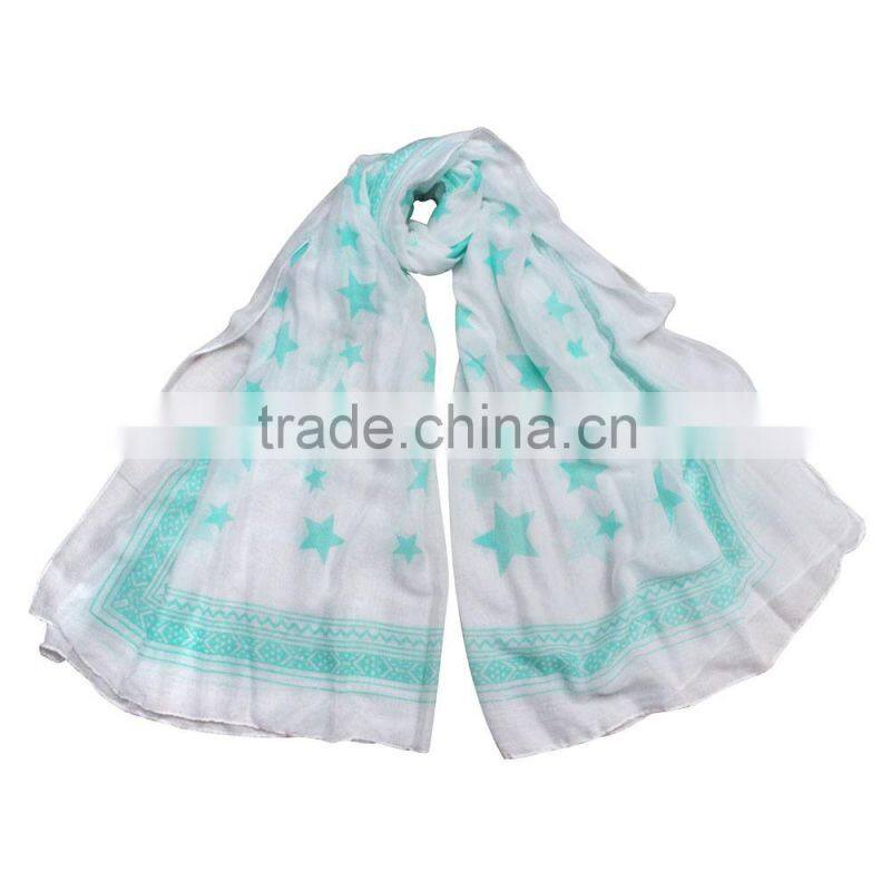 star design summer and spring muslim cotton head scarf