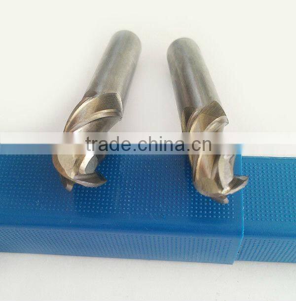 ball end mills with straight shank, 4F/2F TiN-coated end mill