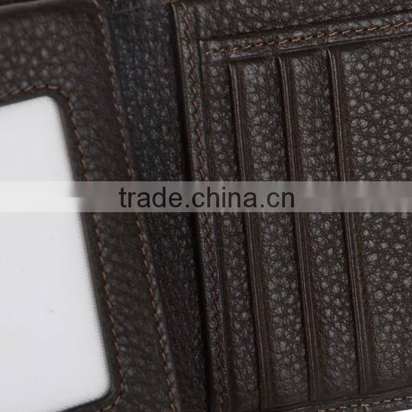 fashion wholesale leather men's wallet with good quantity