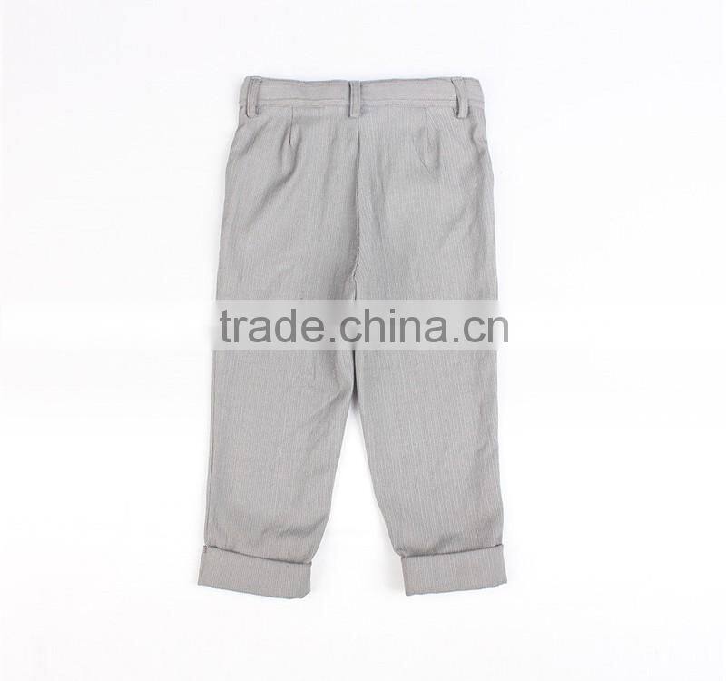 speical herringbone fabric kids cotton harem pants
