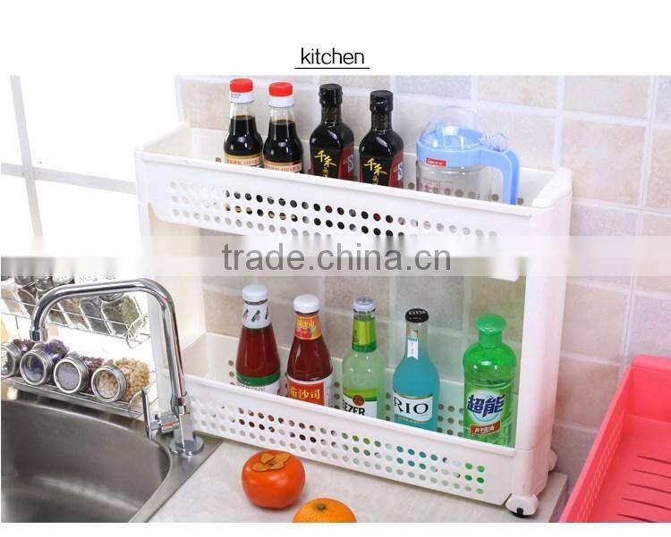 Plastic commodity shelf for storage