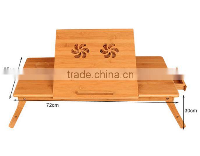 Bamboo folded laptop bedtable