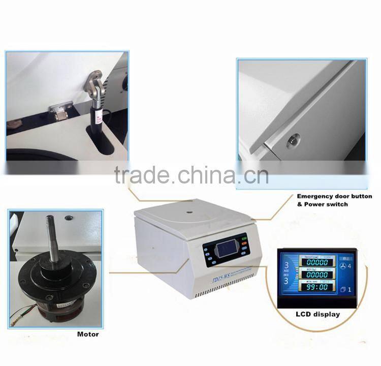 Low speed TDZ5-WS hospital centrifuge benchtop low speed centrifuge medical centrifuge for labs and hospital vaccum tubes 500ml