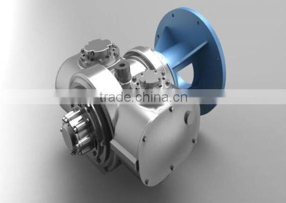 Low noise oil free screw air compressor for industrial