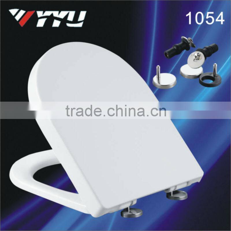 PP Material Metal Feet padded toilet seat 1054