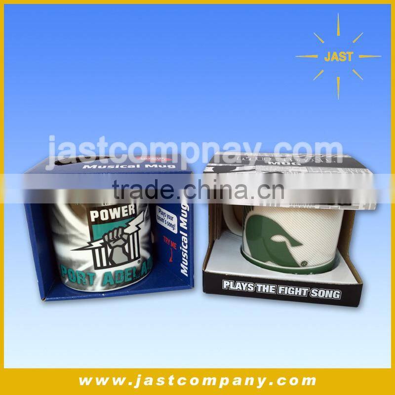 Club Logo Printed Musical Ceramic Sublimation Mug