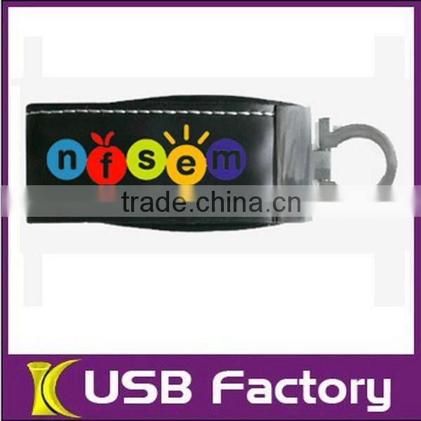 Fashion qualified usb 2.0 drive leather