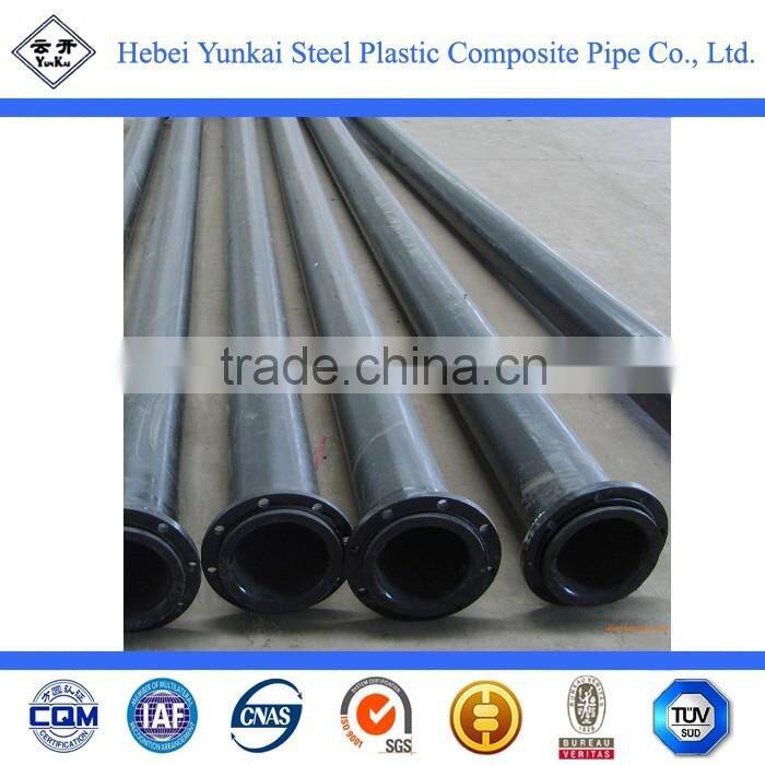 Inner and outer epoxy resin coated steel pipe
