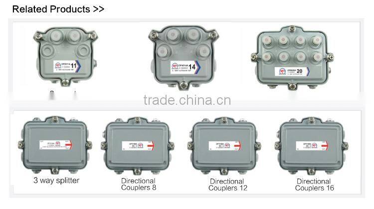 5-1000MHz outdoor catv tap eight way tap