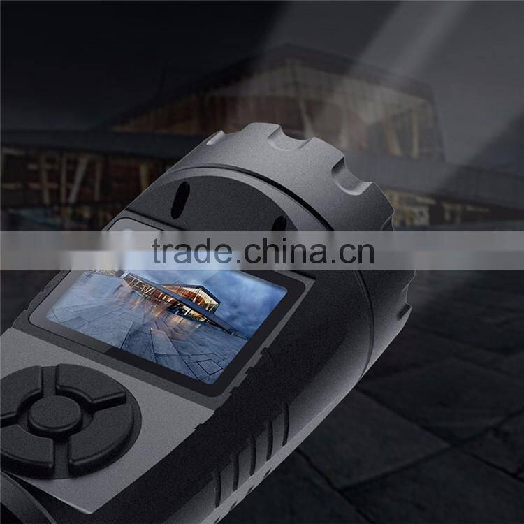 1.5" HD 1080P DVR Video Recorder Cam Camera Aluminum LED Flashlight