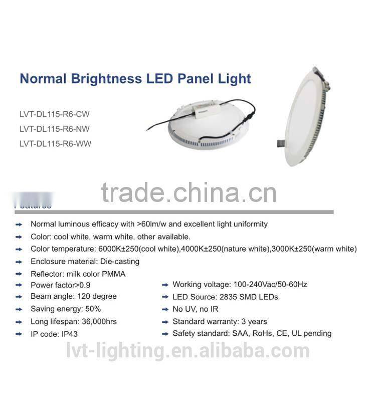 LM79 flat round ceiling light with clips installation
