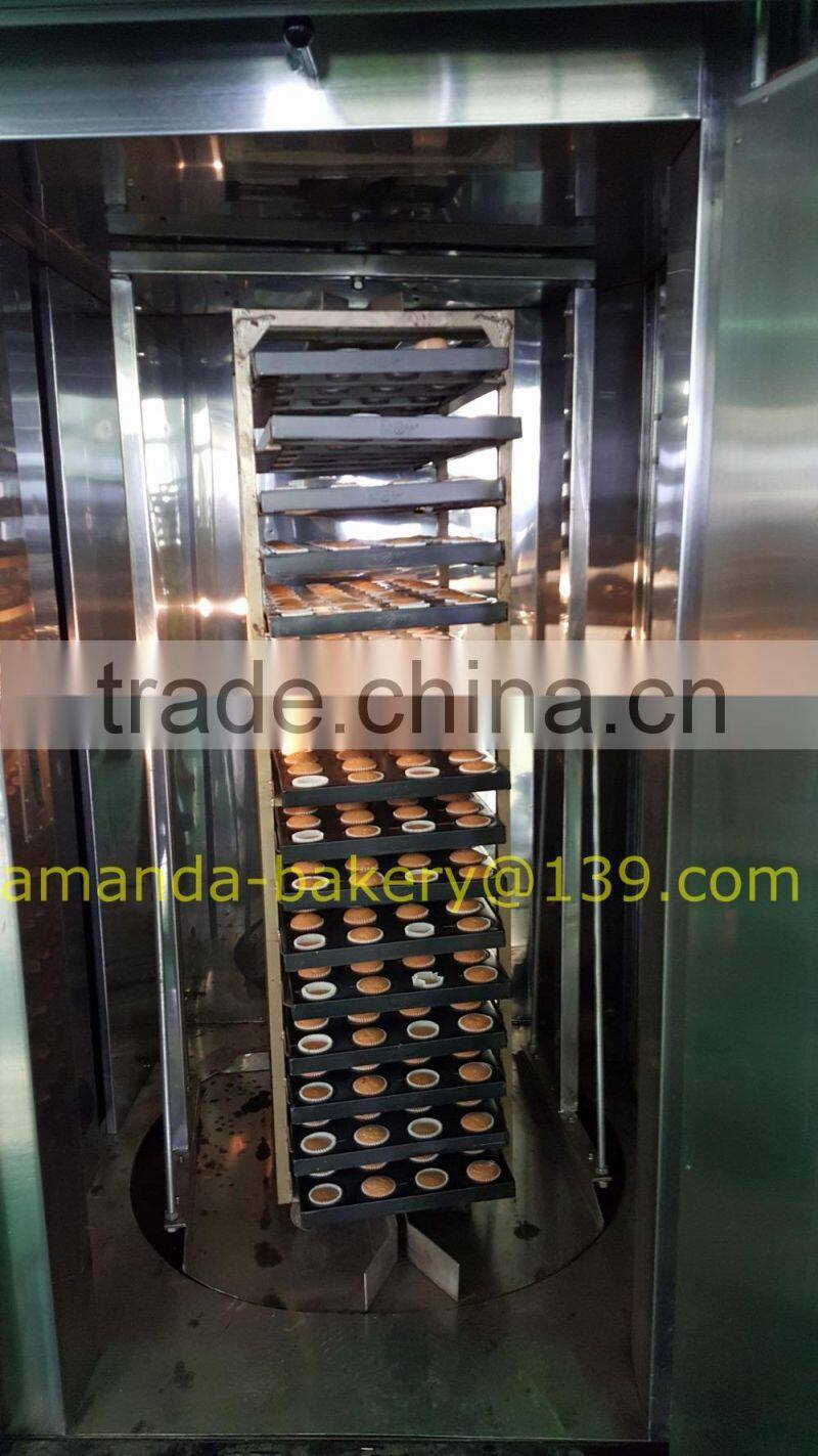 HYRXL-005 type electric rotary oven,double rotary rack ovens,16 trays rotary ovens