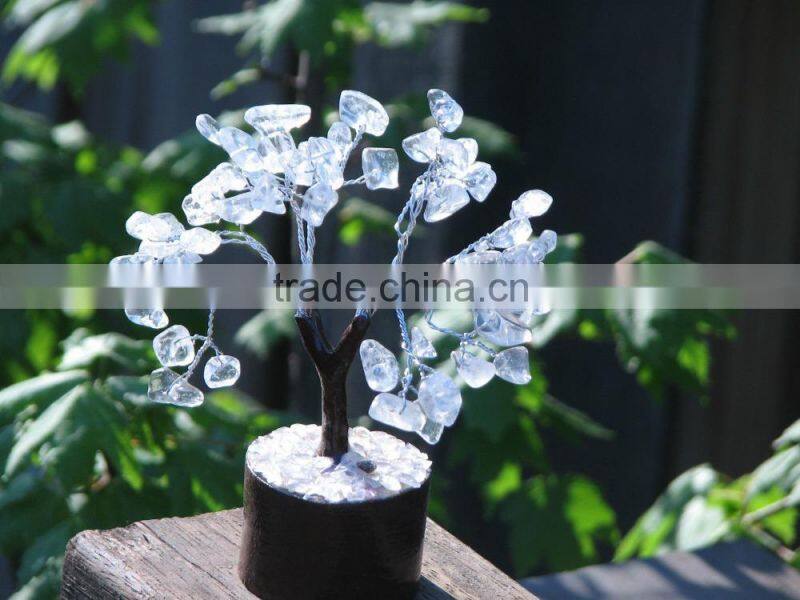 Hot sale wedding or home decor crystal rocks tree