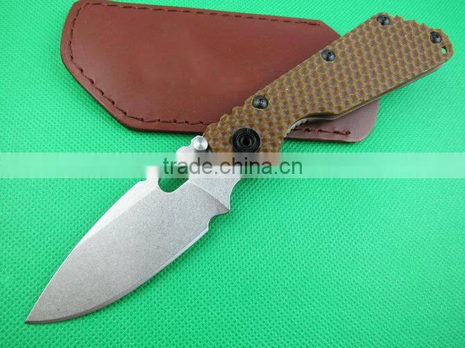 OEM Fast Delivery D2 blade knife sand g10 handle knife outdoor survival knife UD401343