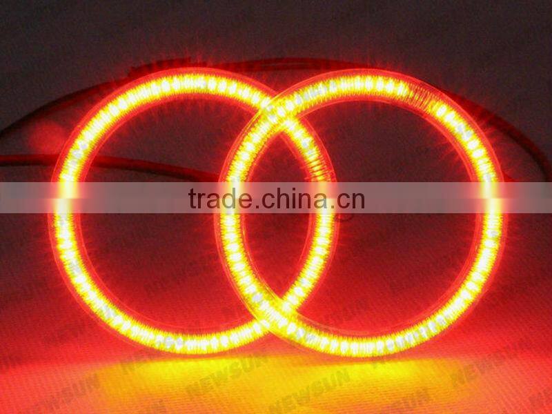 120mm*4 rings SMD led angel eyes for BMW E30 E32 E34 car led angel eyes lights 9-16V DC auto led headlights