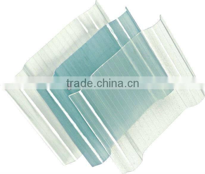 FRP Plane Skylight Corrugated Panel Plastic Roof Lighting Sheet