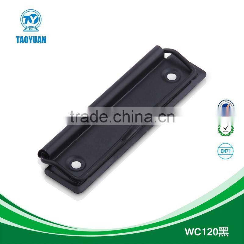 Fashion Matt black metal wire clip, clipboard detachable clip