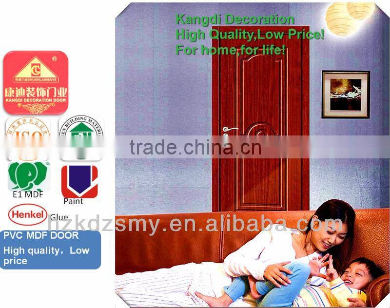 PVC door, Interior door, glass door, no painting door