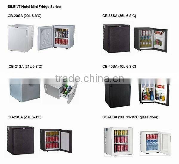 40 Liter Hotel Mini Bar Refrigerator , Mini Bar Fridge For Hotel