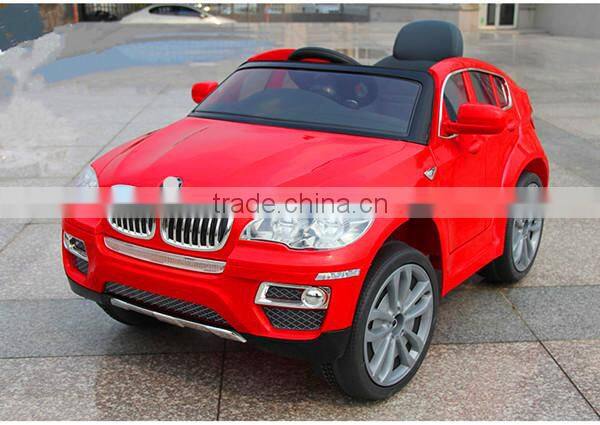 Children electric car four-wheel off-road remote control car baby battery swing car children toy car