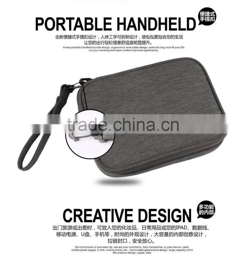 wholesale canvas cosmetic bag cosmetic travel bag with high quality