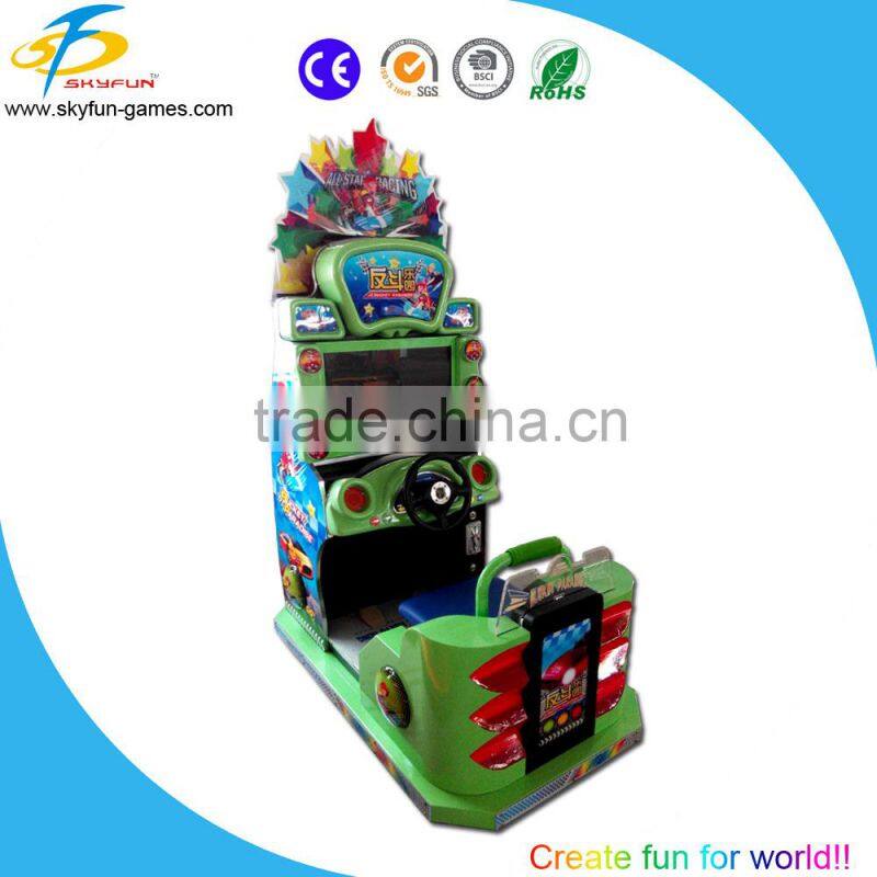 Simulator arcade car racing game machine pedal car racing machine for kids