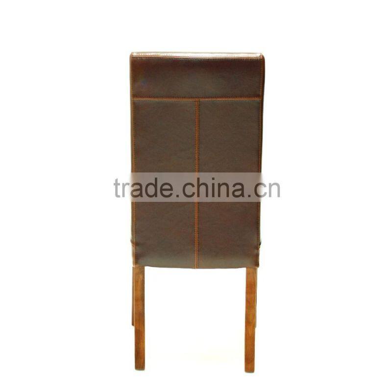 Hot selling classic square back dining oak wood modern lounge chair